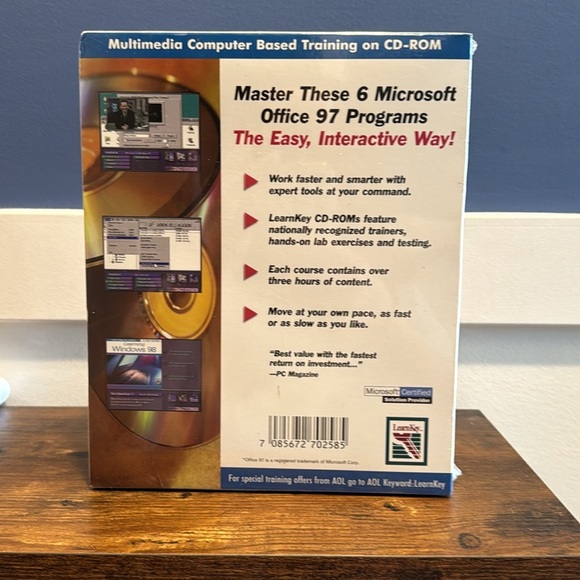 Office 97 Training Guide Vintage PC Learn Key Personal Computer CD-ROM sealed - Picture 3 of 5